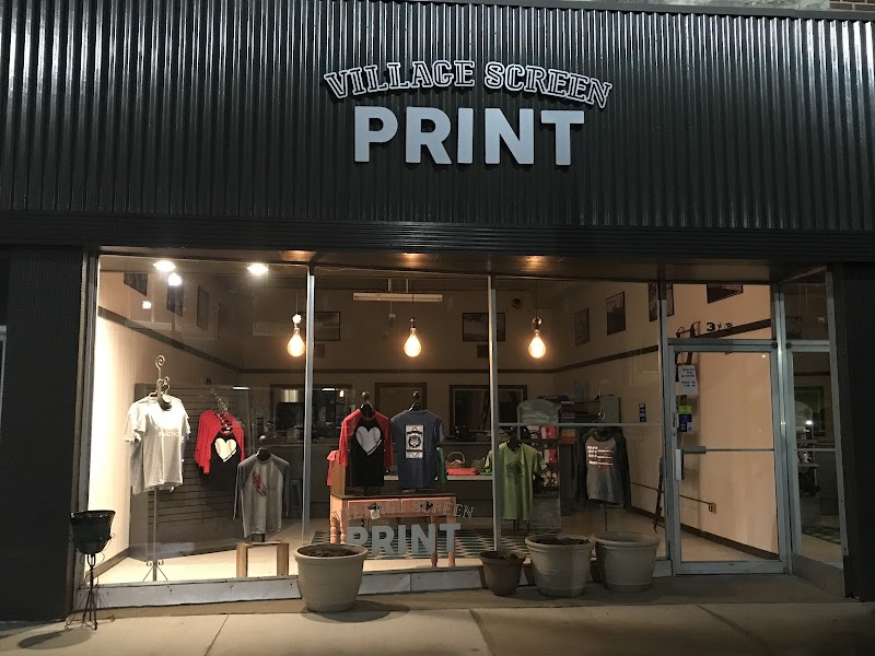 Village Screen Print