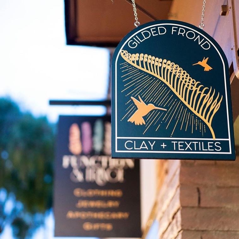 GILDED FROND CLAY + TEXTILES