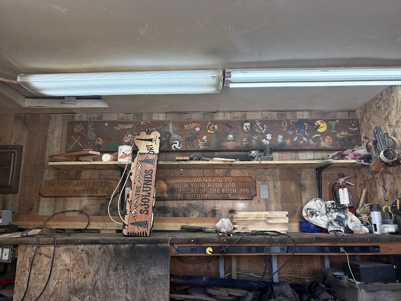 South Gate Station - California Redwood Signs