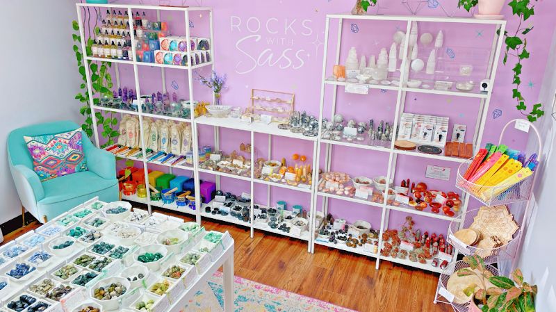 Rocks with Sass: Crystal Shop