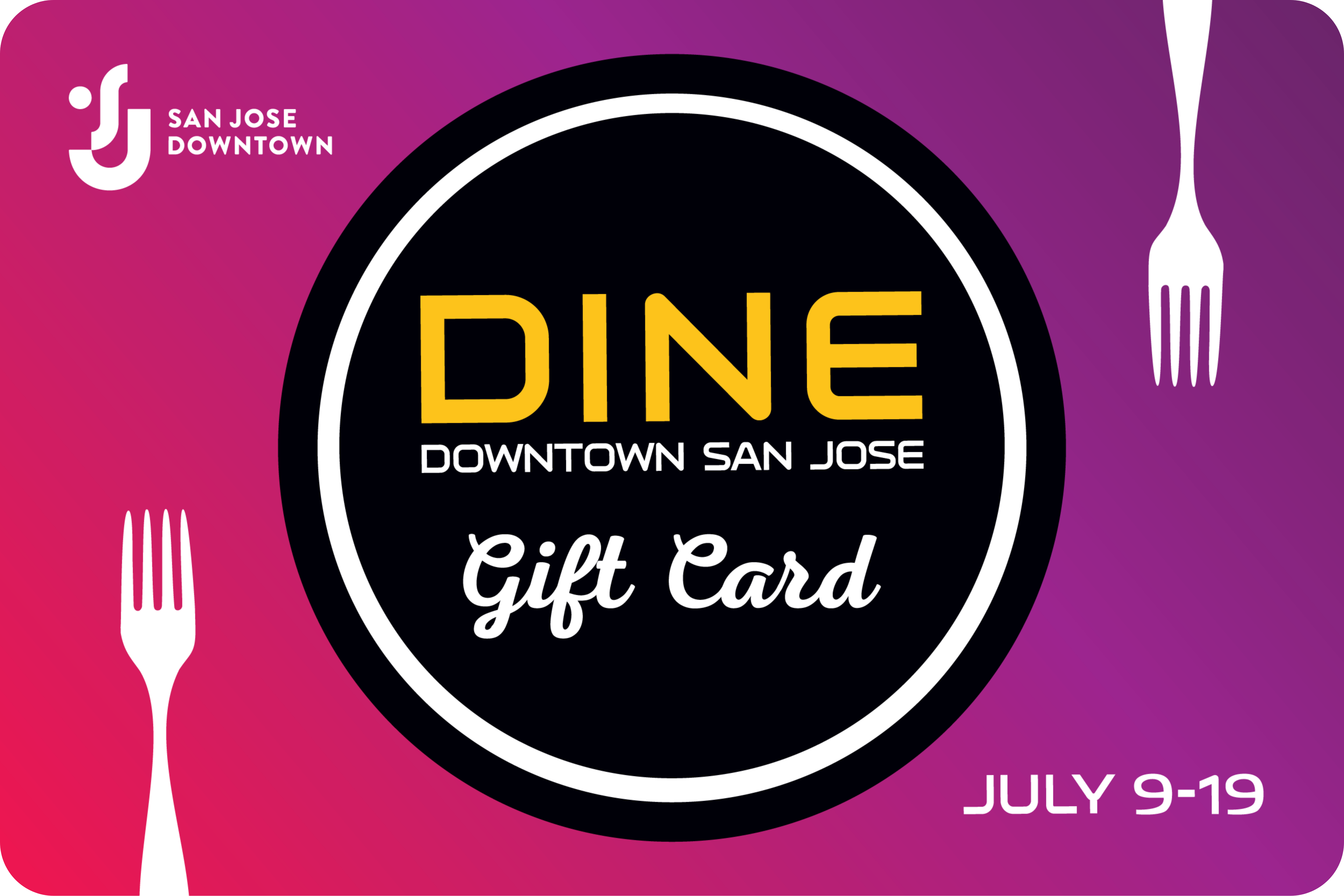 Dine Downtown San Jose  Card