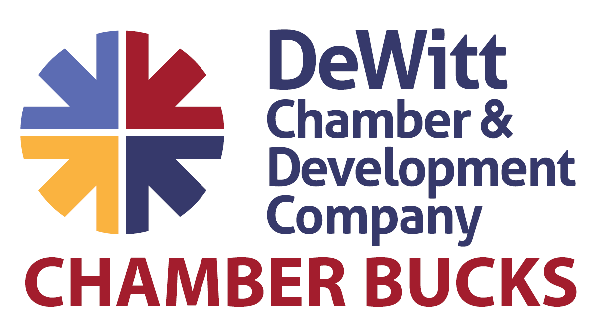 DeWitt Chamber Bucks logo
