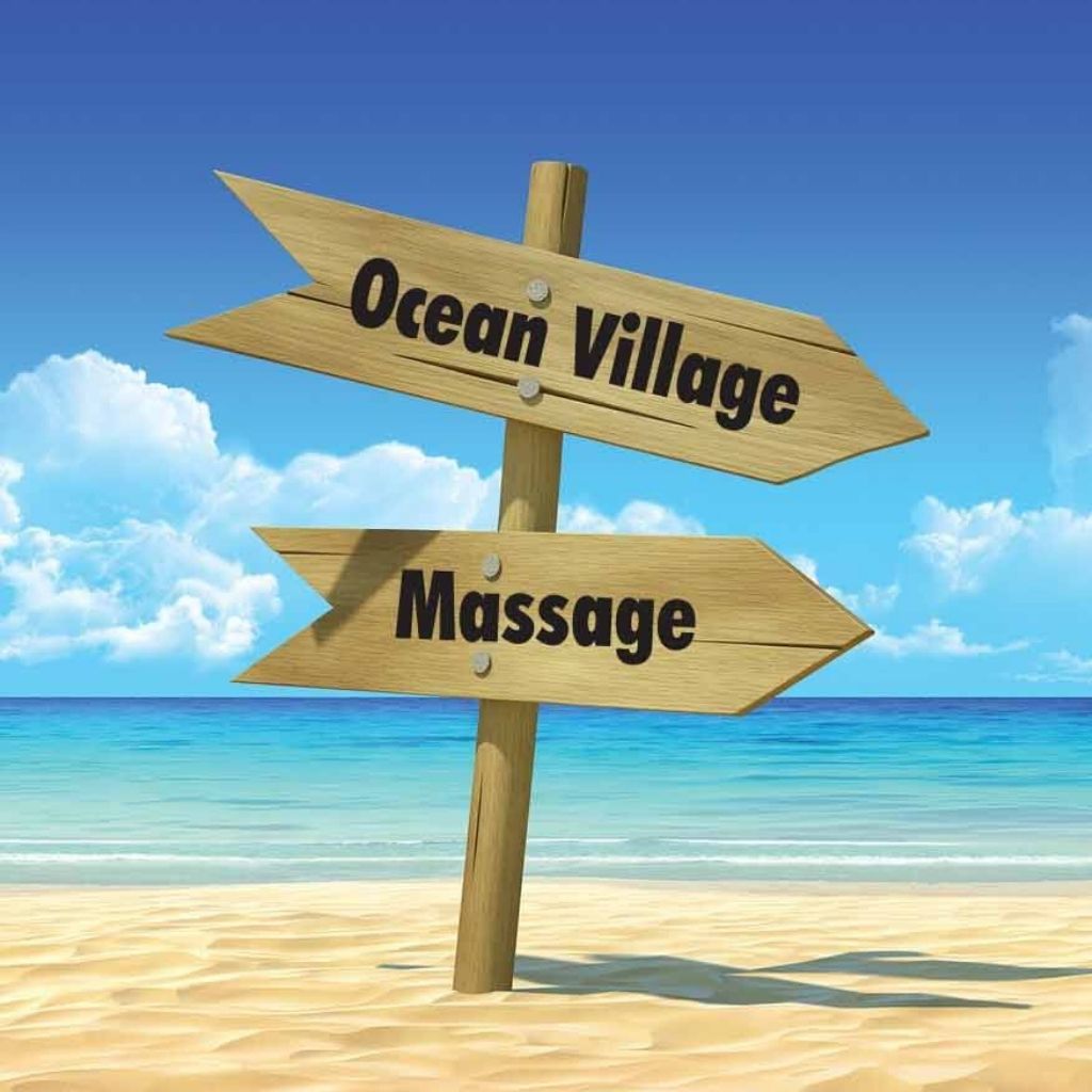 Ocean Village Massage E T Cards