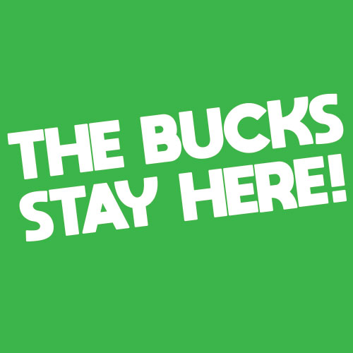 The Bucks Stay Here logo