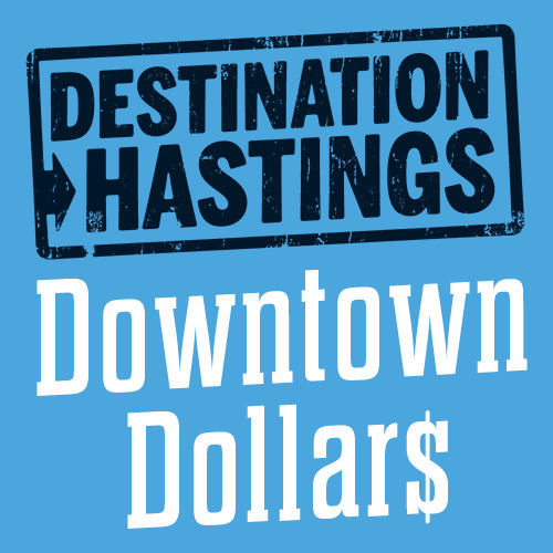 Destination Hastings Downtown Dollars logo