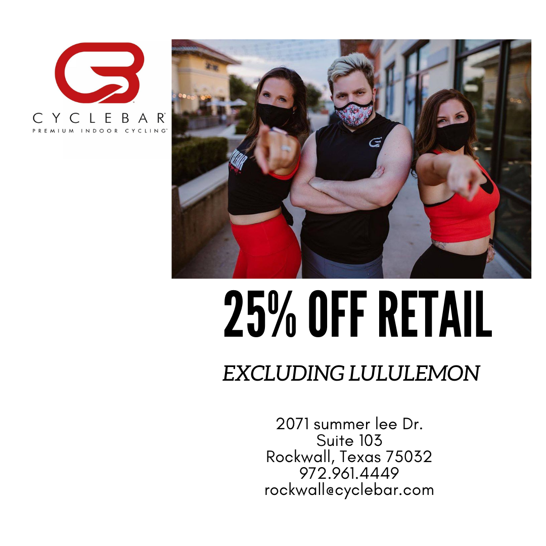 CycleBar Rockwall Coupon