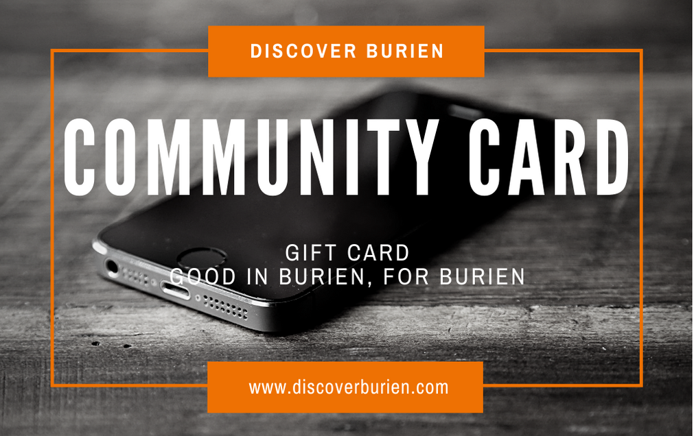 Discover Burien Community Gift Card Digital Gift