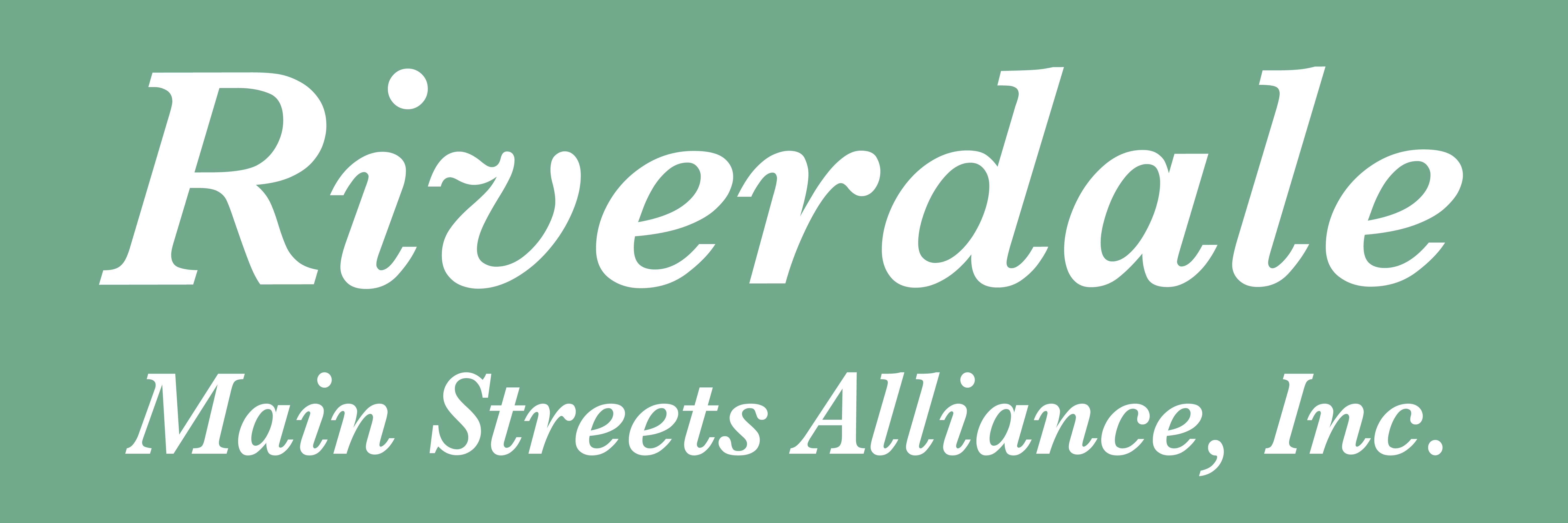 Riverdale Main Streets Alliance, Inc. logo