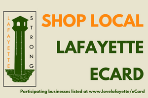 Lafayette Shop Local eCard Program Digital Gift