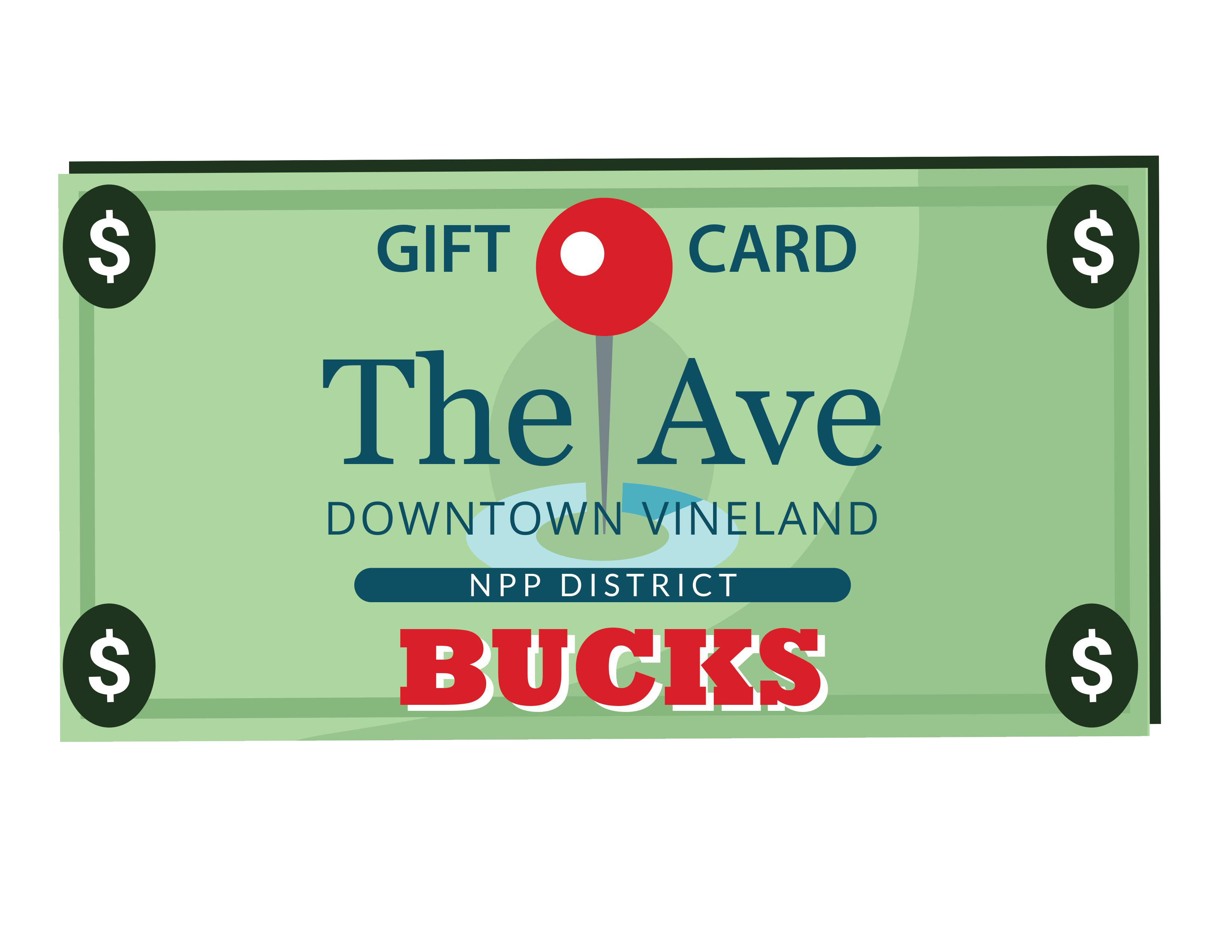 The Ave Bucks Gift Card Digital Gift