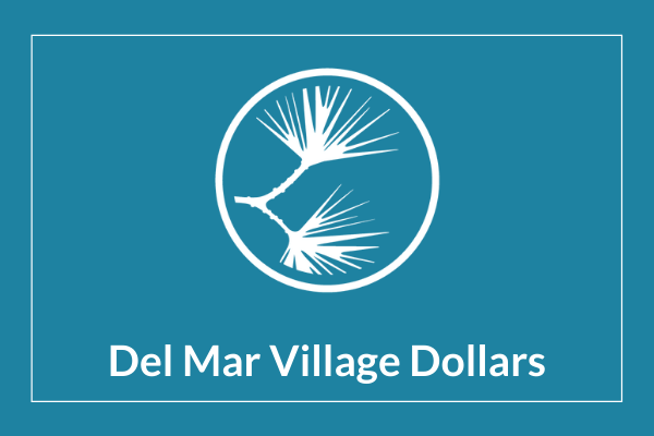 Del Mar Village Dollars logo