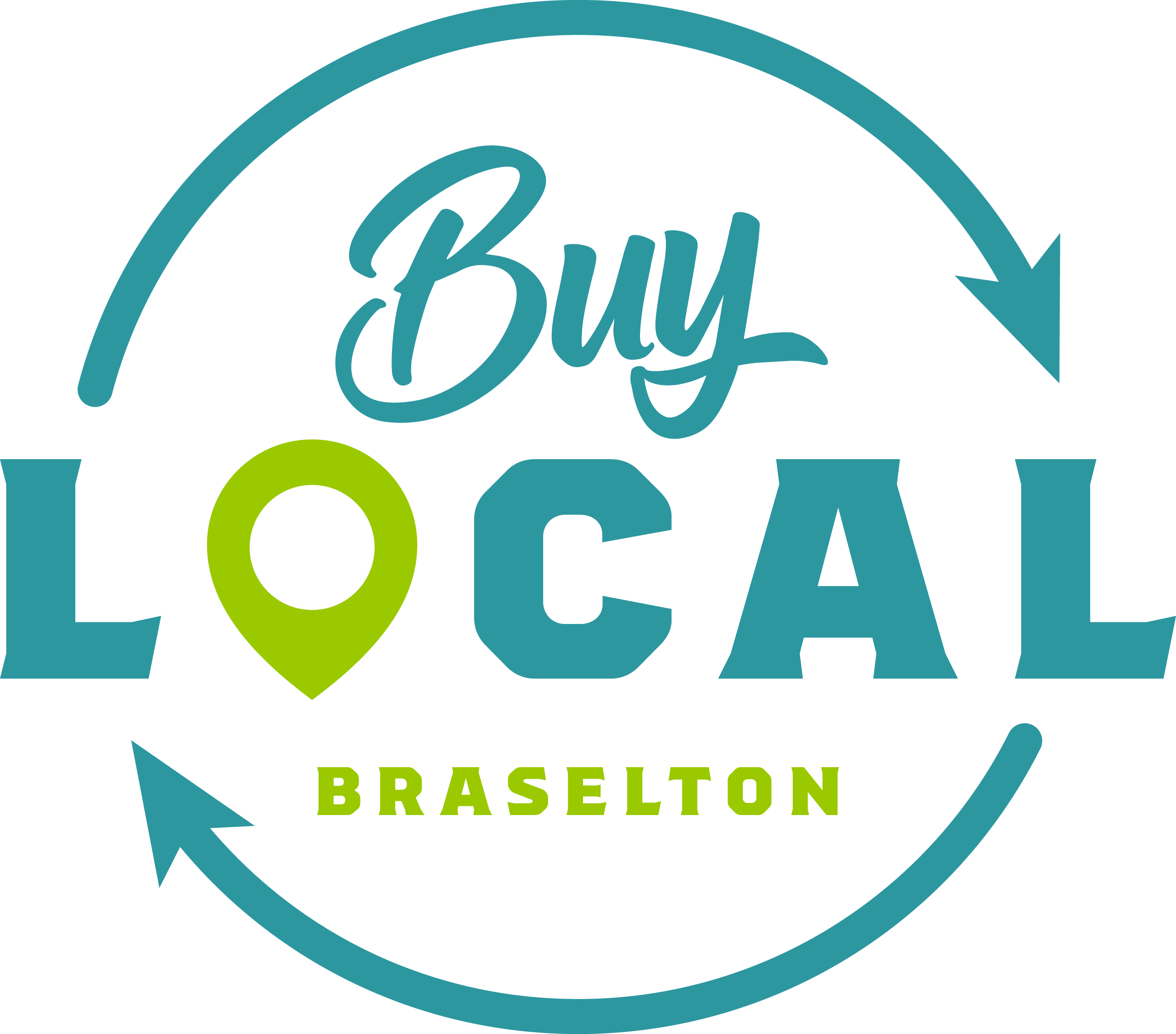 Buy Local Braselton card logo