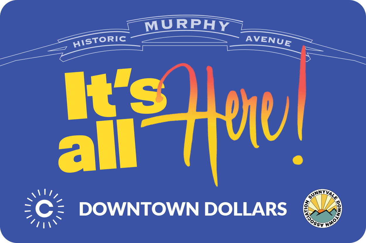Sunnyvale Downtown Dollars Card