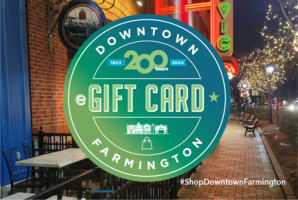 Buy a Downtown Farmington, MI Gift Card