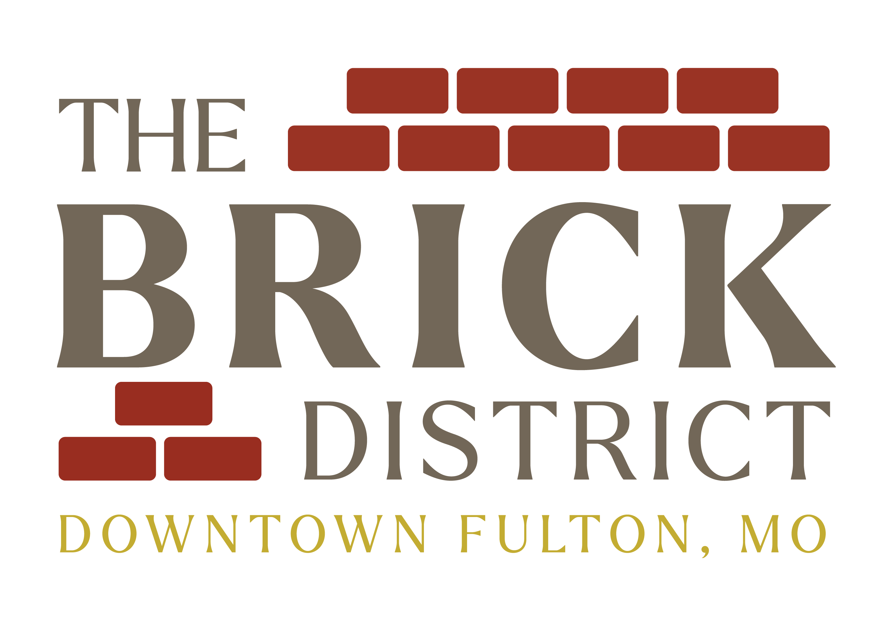 The Brick District, Fulton, MO logo