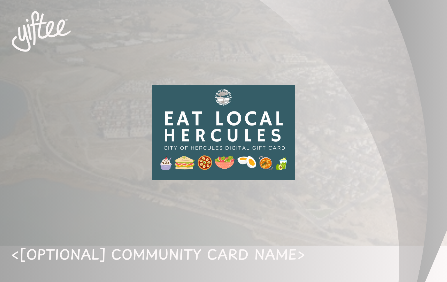 Eat Local Hercules Card