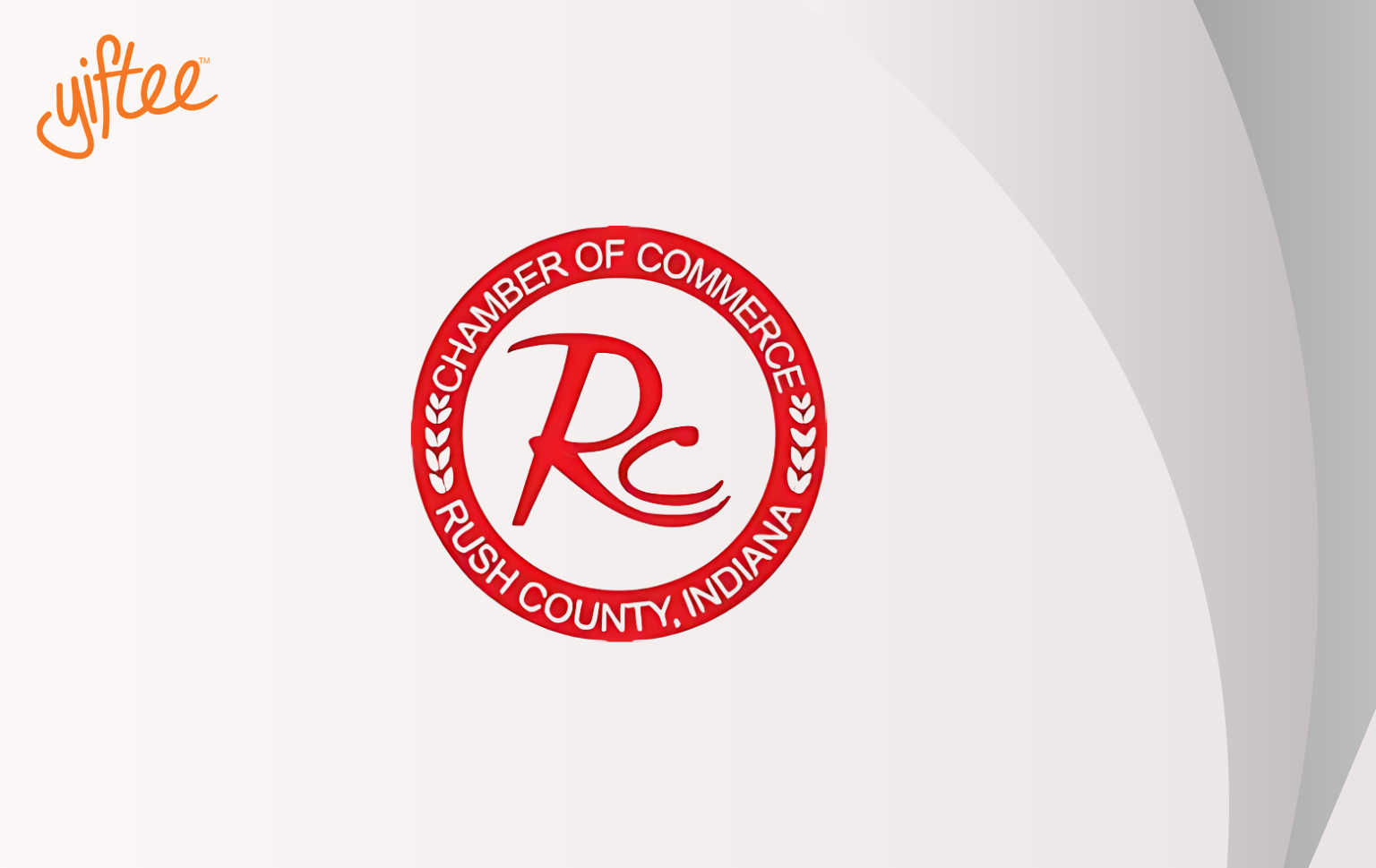 Rush County Chamber of Commerce Gift Card logo