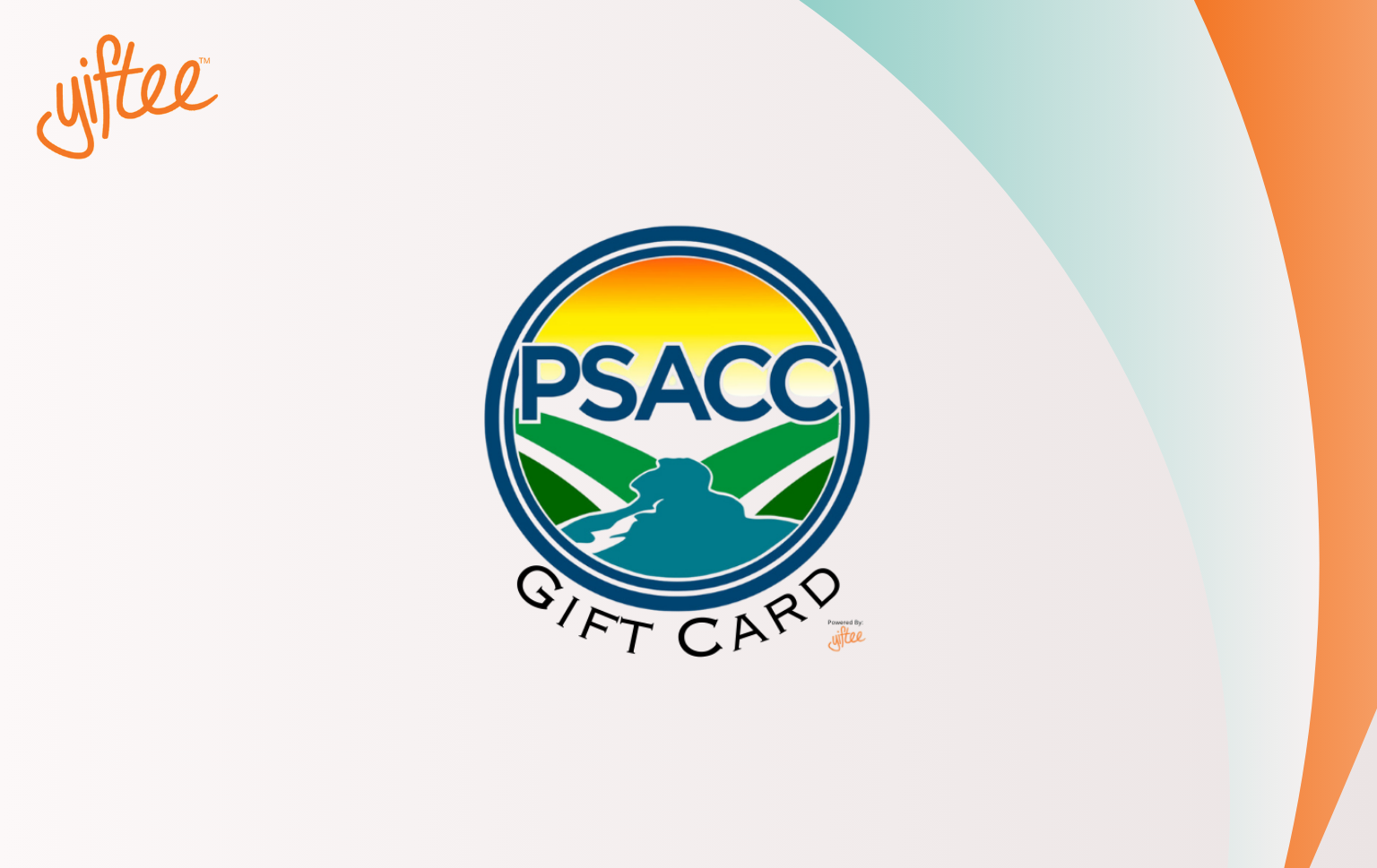 The PSACC Gift Card logo