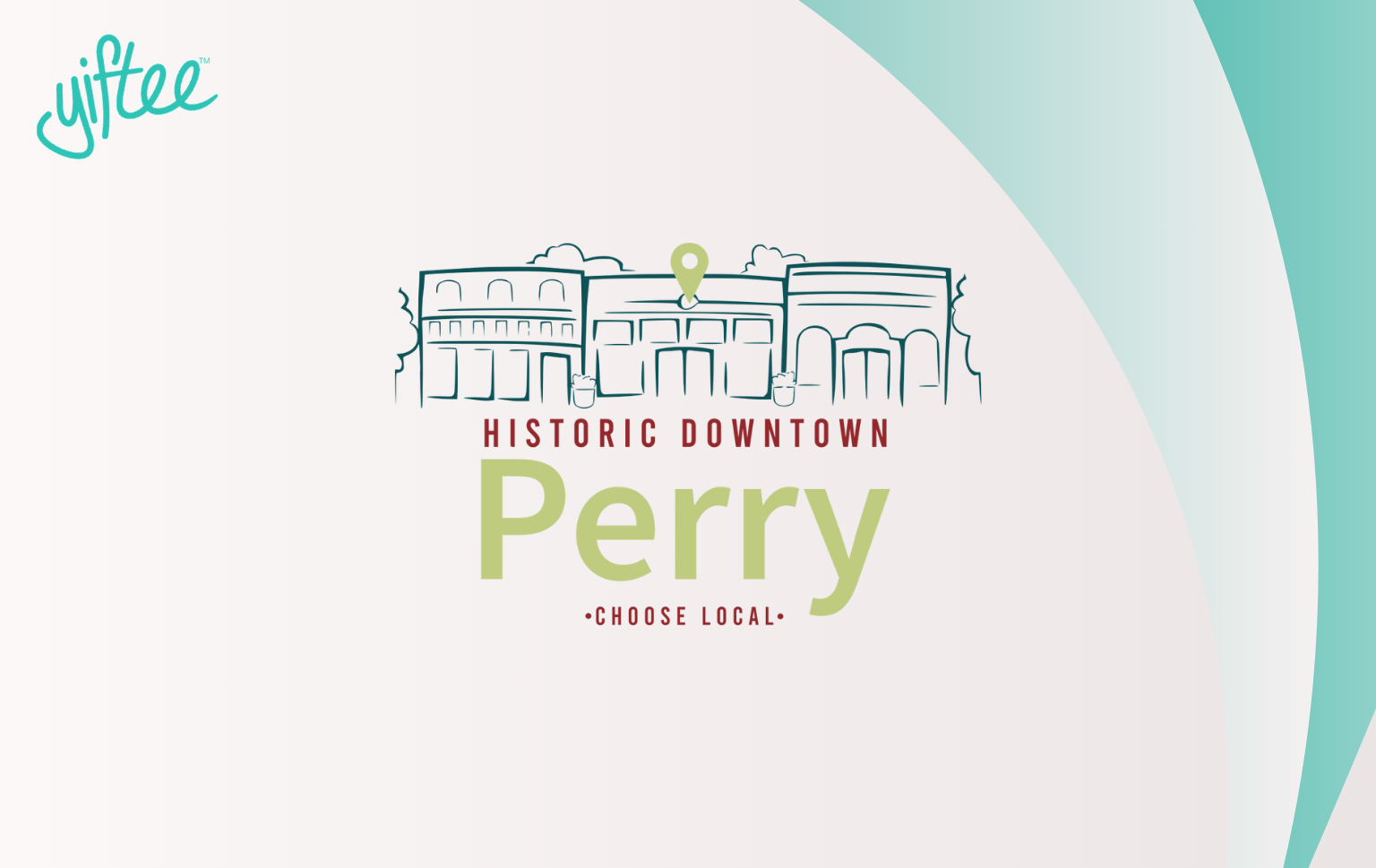 Shop Downtown Perry Card