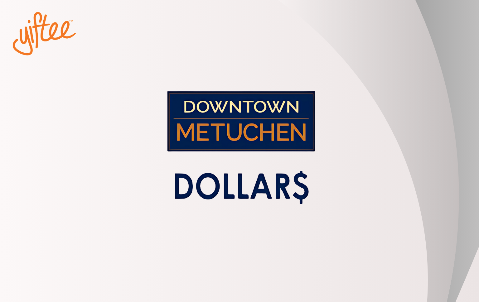 Downtown Metuchen Dollars Card