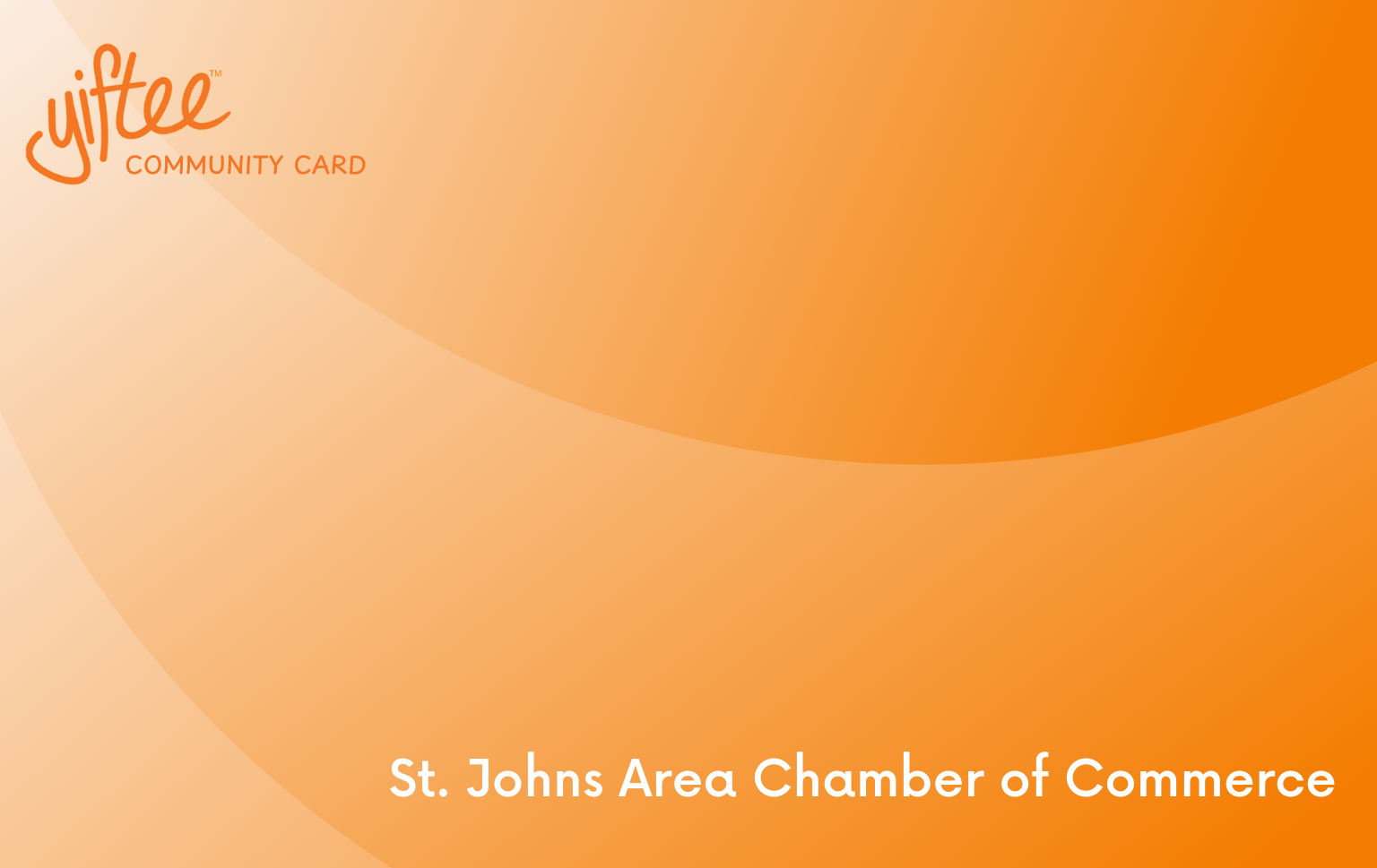St. Johns Area Chamber of Commerce Card gift card