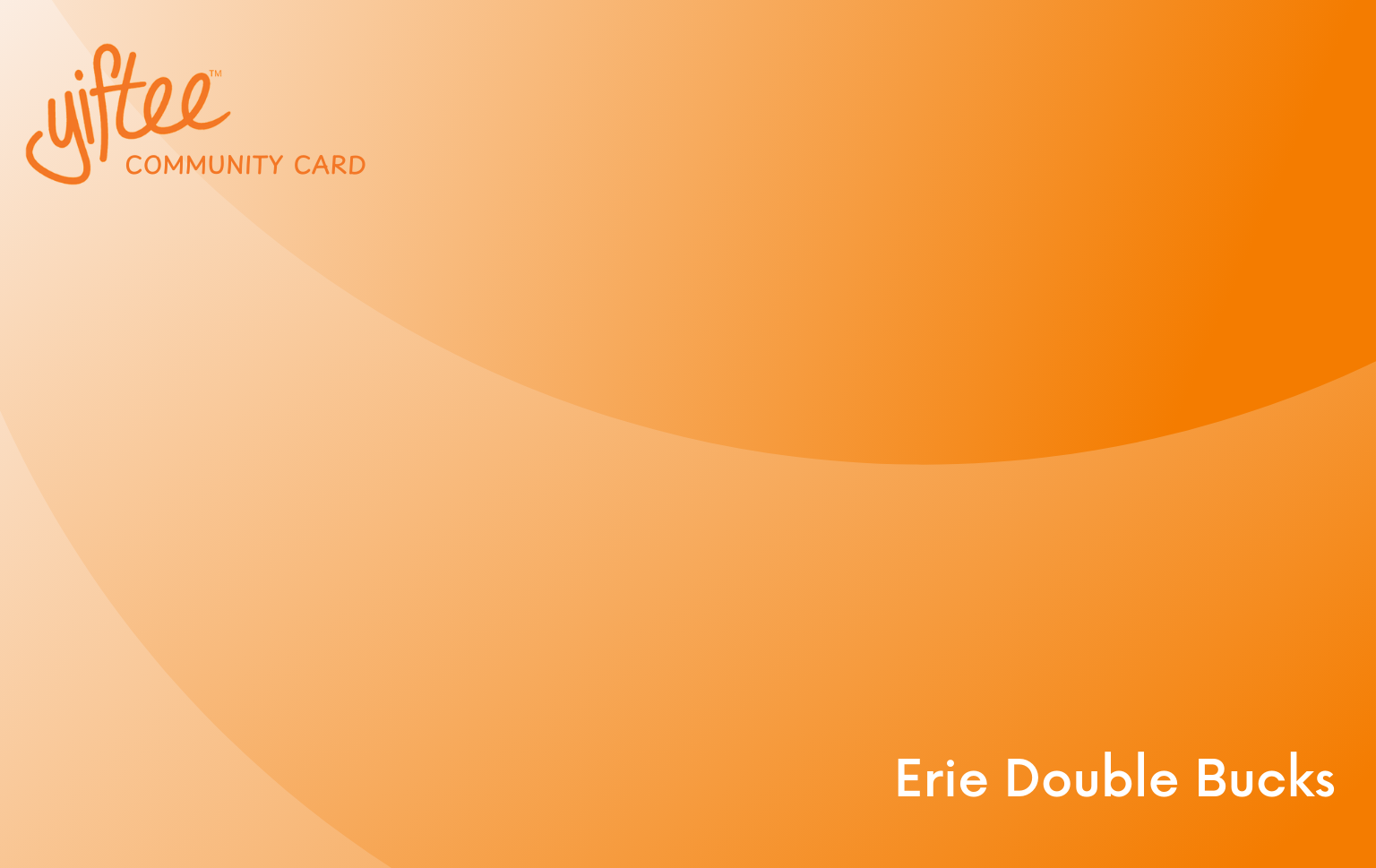 Erie Double Bucks Card