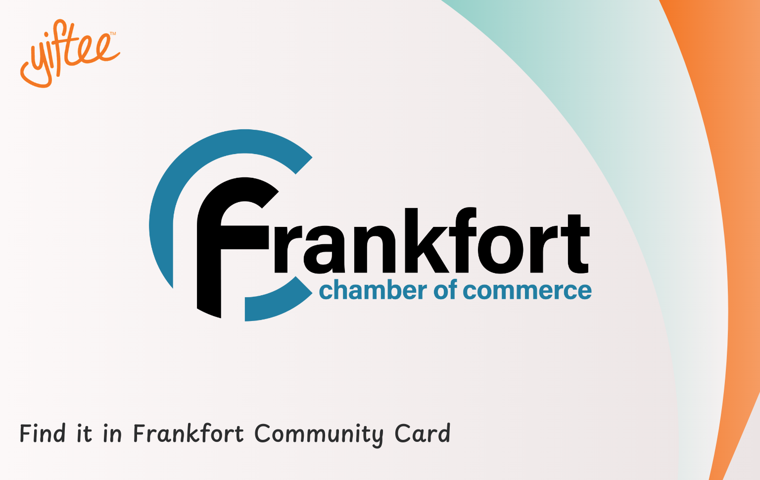 Find it in Frankfort E-Gift Card logo