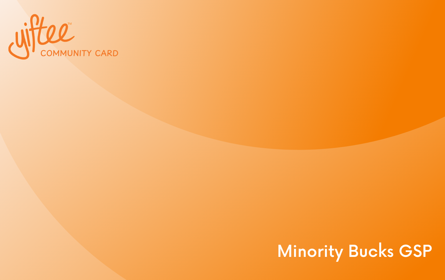 Minority Bucks GSP Card