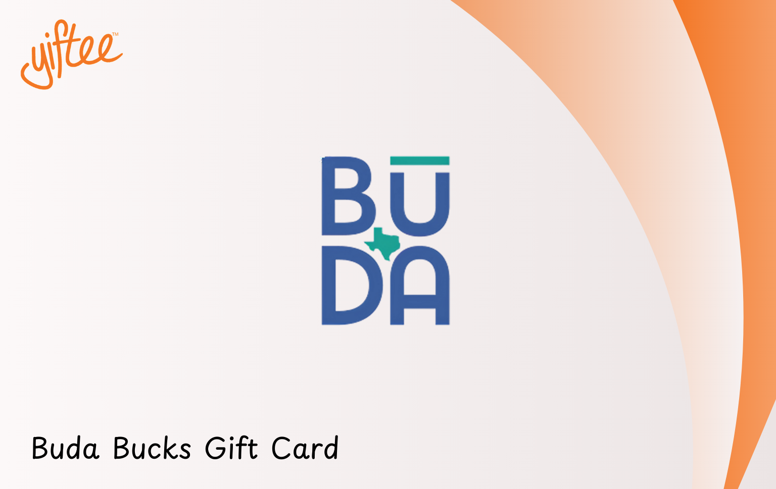 Buy a Buda Bucks Gift Card