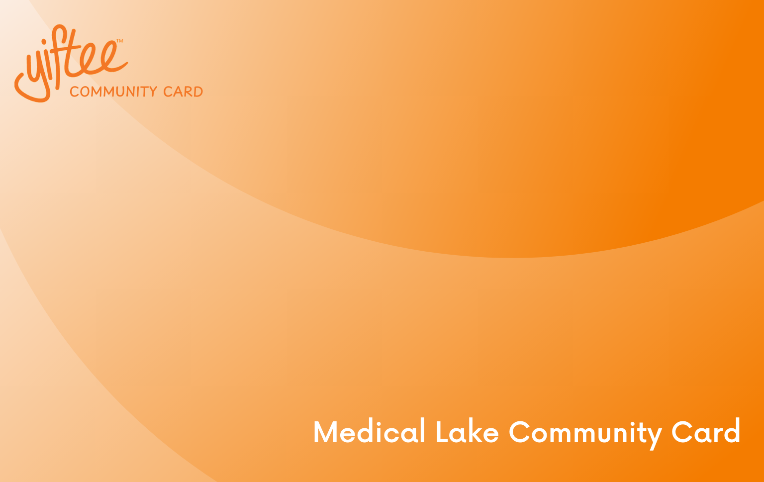 Medical Lake Community Gift Card
