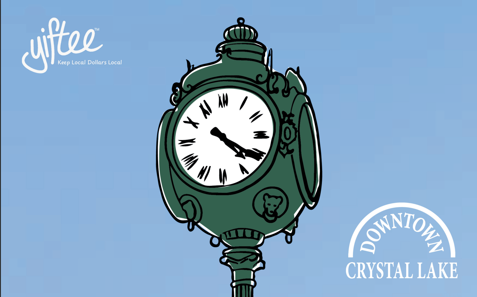 Downtown Crystal Lake, IL Card